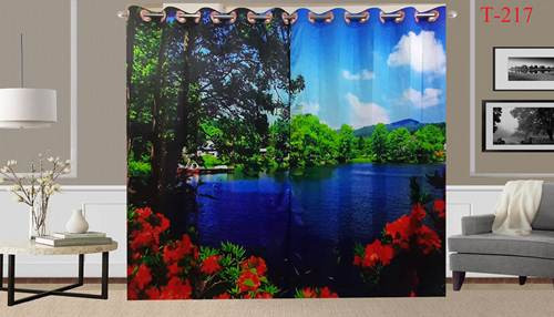 3D Printed Curtain-2 set 10 kuce code T-217