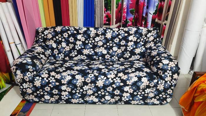 3 Pcs Sofa Cover Combo Set  + 3Pcs Cushion Cover + 1 Pcs T-Table Cover  Size 18 inch 36 inch or Round Table Size 36 inch 36 inch Code-11