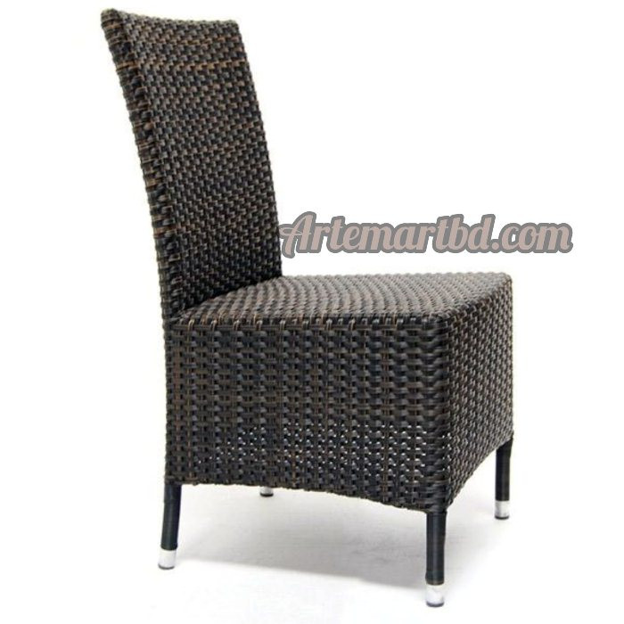 Outdoor indoor Garden Chair Set Color coffee 4 Chair with tea Table code 003