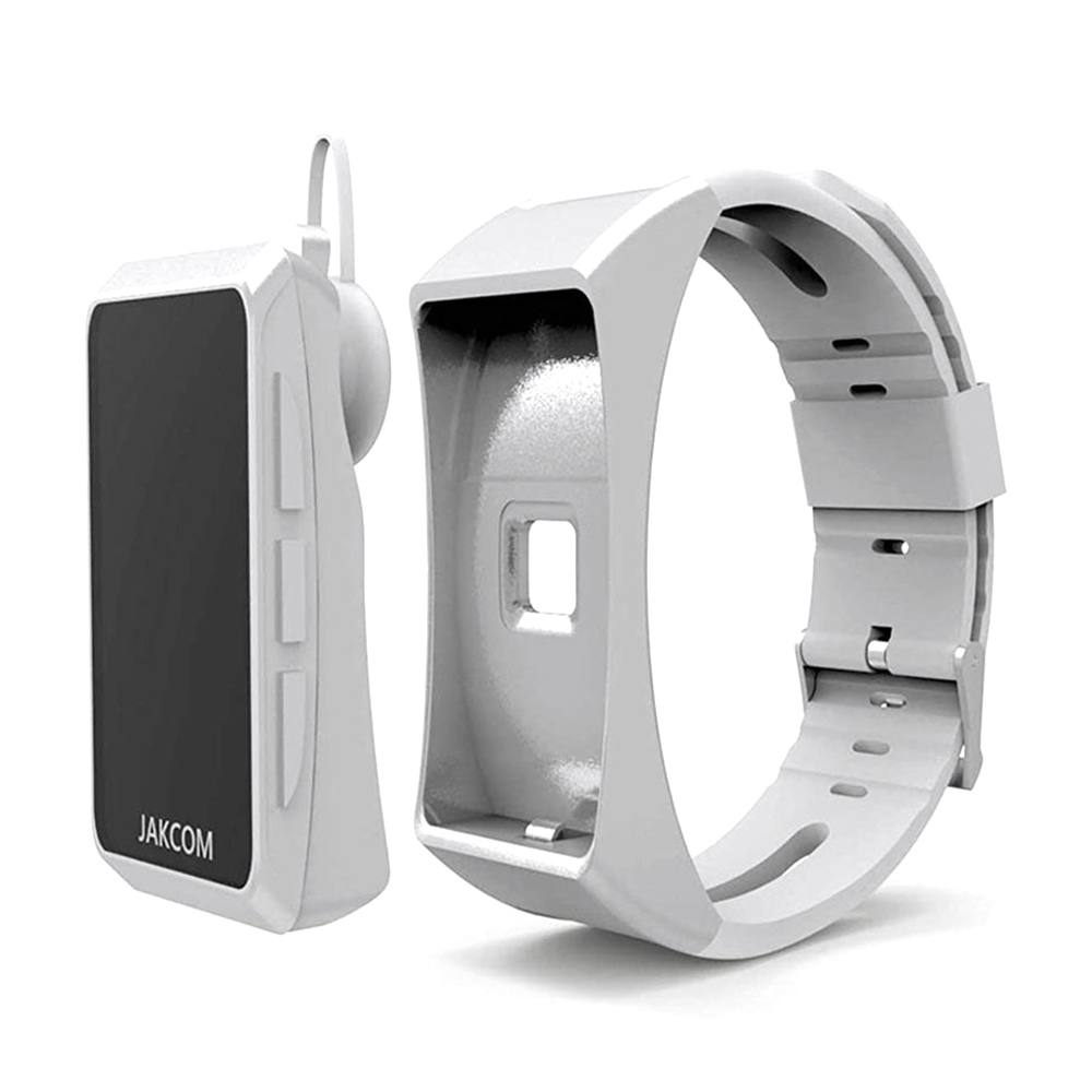 Jakcom B3 Smart Band With Bluetooth Headphone - White - 3026