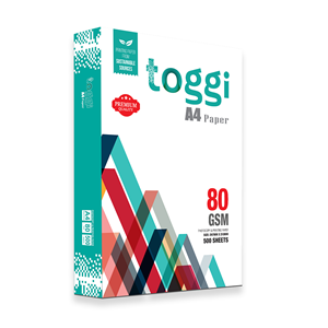 Toggi A4 Paper by Bashundhara 80 GSM - 500 Sheets - 4 Rim