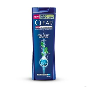 Unilever Clear Shampoo Men Cool Sport Menthol Anti Dandruff - 180ml