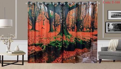 3D Printed Curtain-2 set 10 kuce code T-168