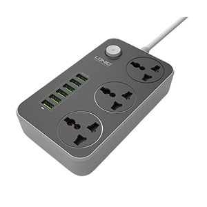 LDNIO Power Strip - Grey - km33