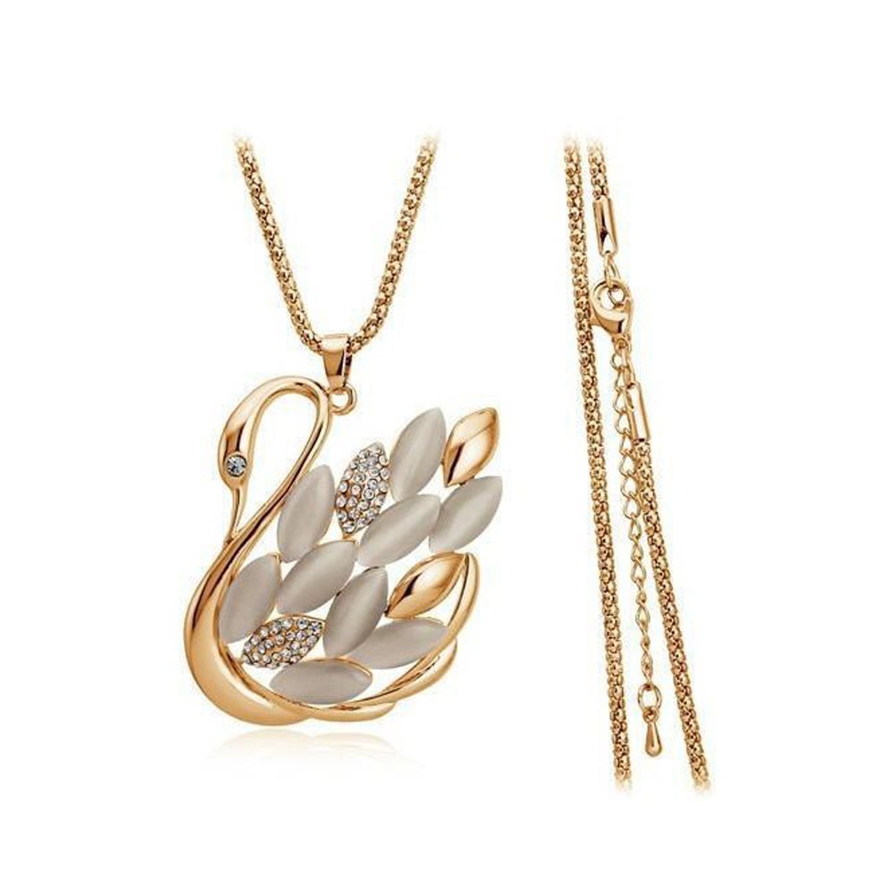 Viennois Zinc Alloy Necklace for Women - Rose Gold