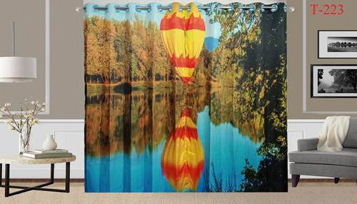 3D Printed Curtain-2 set 10 kuce code T-223