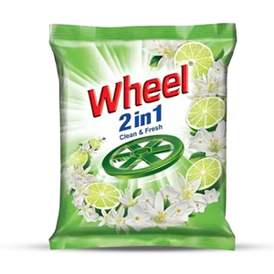 Wheel 2 in 1 Clean and Fresh Washing Powder - 500gm