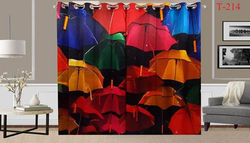 3D Printed Curtain-2 set 10 kuce code T-214