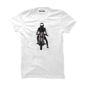 Cotton Short Sleeve T-shirt for Men - Biker