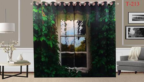 3D Printed Curtain-2 set 10 kuce code T-213