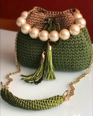 Ladies Mini Hand Bag 1725AB-25cm X 18cm (7)