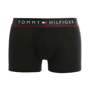 Tommy Brand Cotton Boxer Underwear for Men - Black