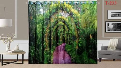 3D Printed Curtain-2 set 10 kuce code T-233A