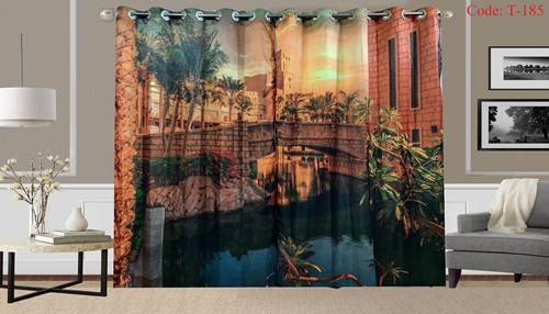 3D Printed Curtain-2 set 10 kuce code T-185