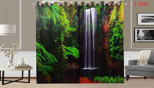 3D Printed Curtain-2 set 10 kuce code T-200