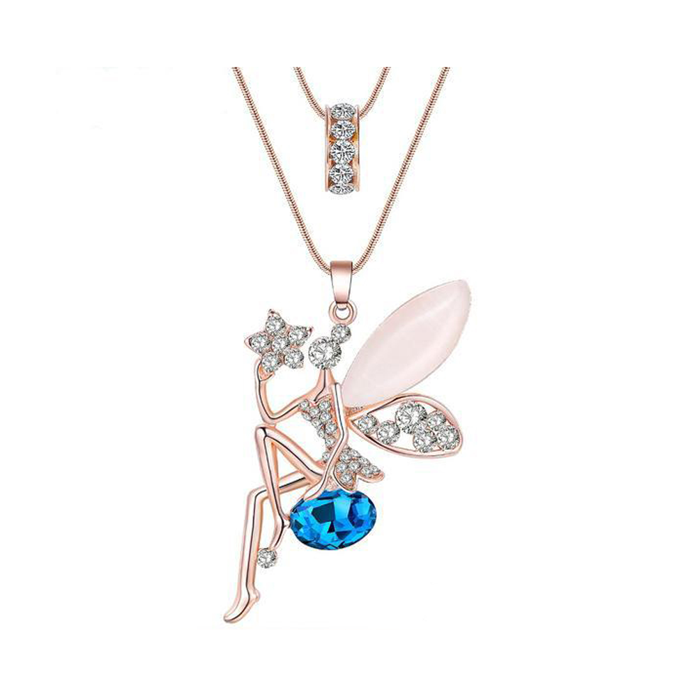 Viennois Zinc Alloy Necklace for Women - Rose Gold 32.png