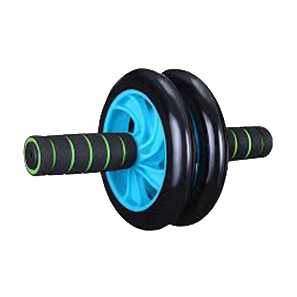 Double Wheel Ab Roller - Black - km22