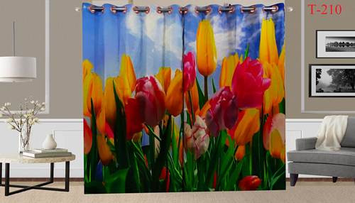 3D Printed Curtain-2 set 10 kuce code T-210