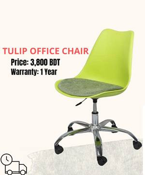 Tulip office Chair sky color