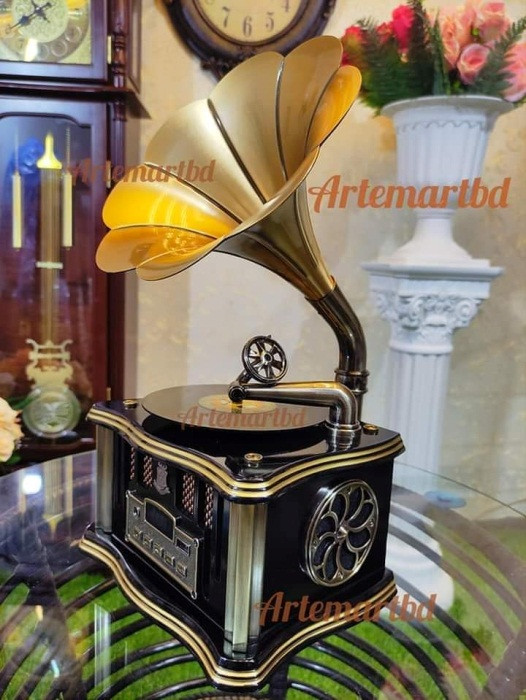 Digital Gramophone System FM radio, Bluetooth, usb, remote controlled