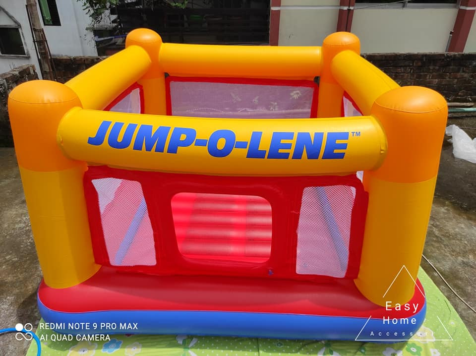 Indoor and outdoor trampoline children's-Jam Poly size 174cm X 174cm X 112cm  3-6 years old