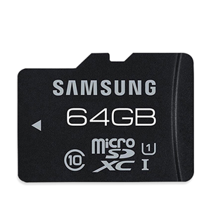 Samsung Micro SD Memory Card - 64GB - Black