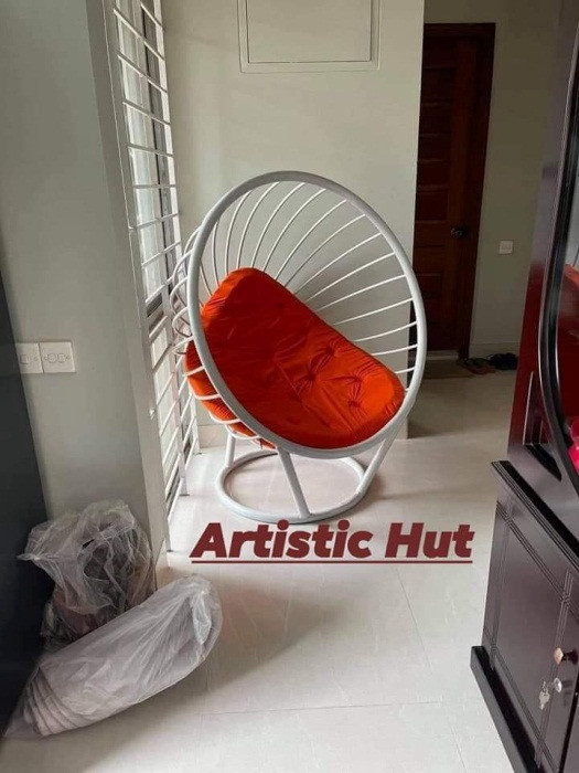 Relax Chair size 42 inch diameter materials metal