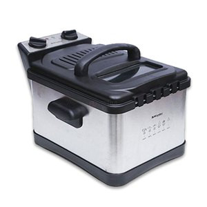 MIYAKO Deep Fryer - 5.5L - Silver & Black