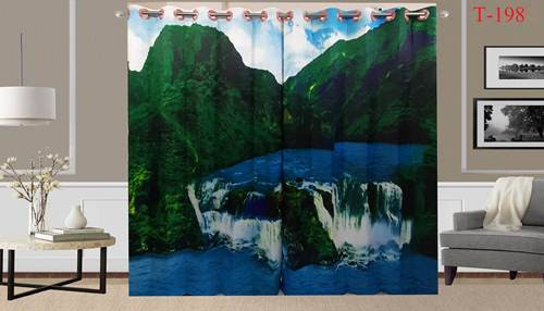 3D Printed Curtain-2 set 10 kuce code T-198