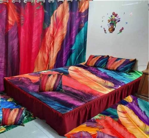 3D Printed Curtain-2 set 10 kuce code T-237