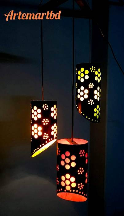 Lamp jhar (3 in one set) Fiber made