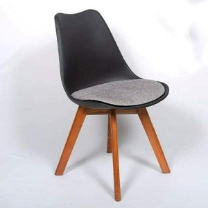 Tulip Chair Black Design Tone
