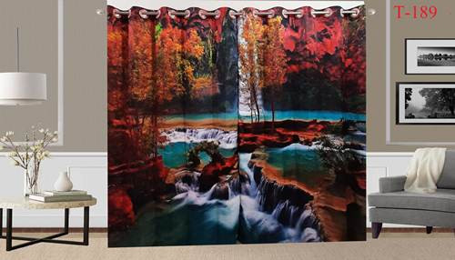 3D Printed Curtain-2 set 10 kuce code T-189