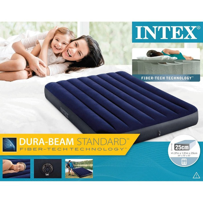 Intex Inflatable Airbed with Electric Air Pump -54 Inch