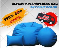 Artificial Leather Sofa color Sky Blue XL Size