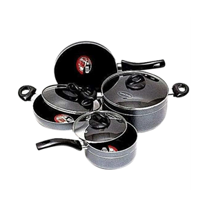Kiam Aluminium Non Stick Cookware Set - 7 Pcs