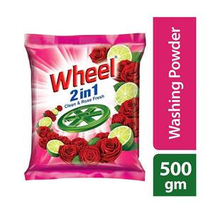 Wheel Washing Powder 2in1 Clean & Rose 500g