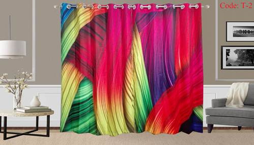 3D Printed Curtain-2 set 10 kuce code T-2
